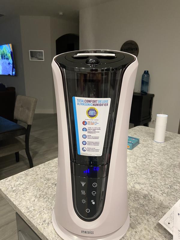 HoMedics Total Comfort Deluxe Humidifier with Bonus Cordless, Rechargeable,  Portable Ultrasonic Humidifier - Sam's Club