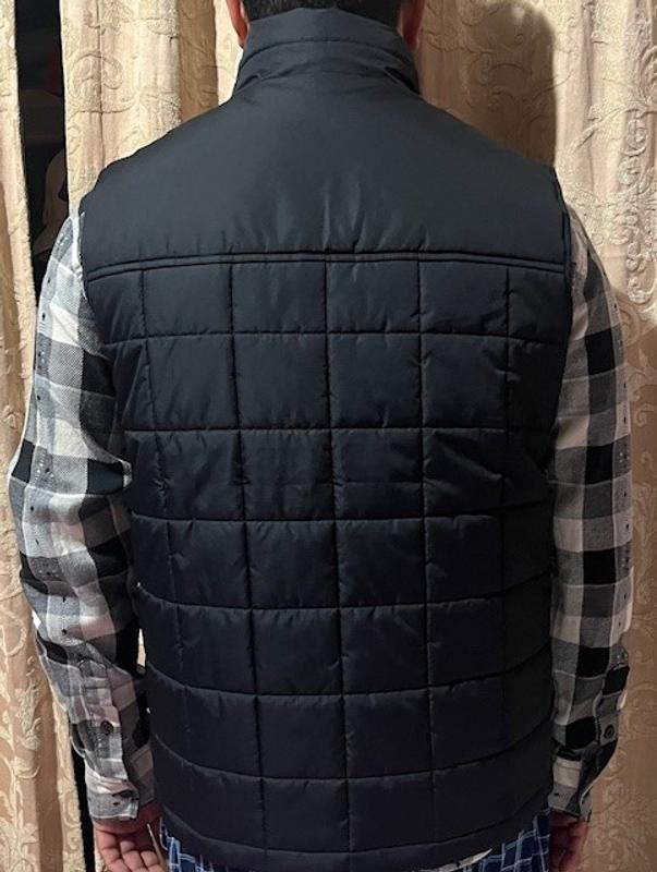 Lands end mens quilted vest on sale