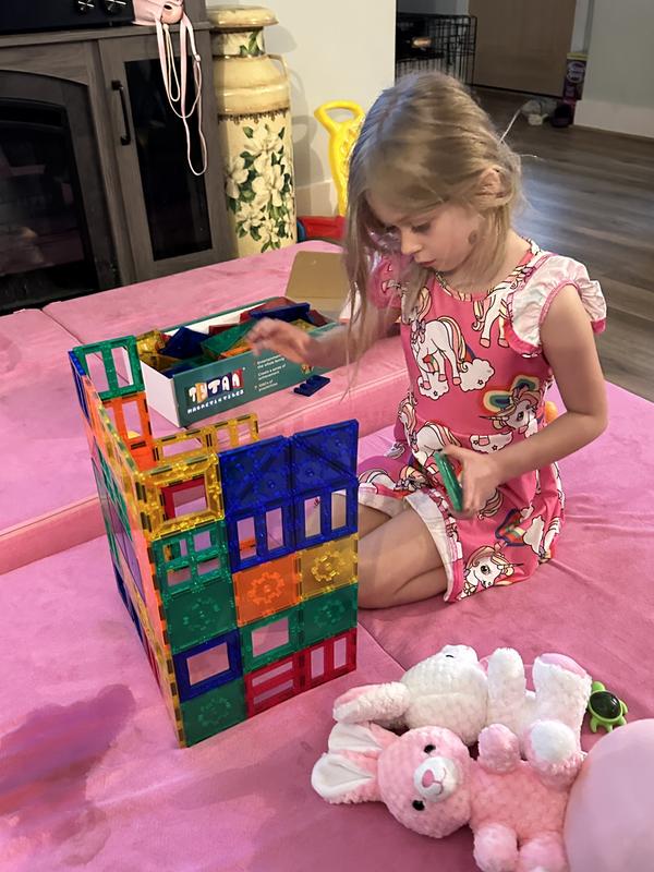Tytan Magnetic Building Tiles for Kids 220 Pieces Sam s Club
