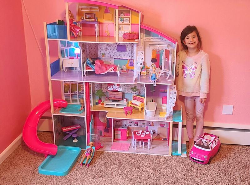 Buy EP EXERCISE N PLAY Dollhouse Dream House Building Toys, Large Doll House  with 2 Dolls and Furniture Accessories 8 Rooms Miniature Dreamhouse for  Toddlers Kids Girls 3 4 5 6 7
