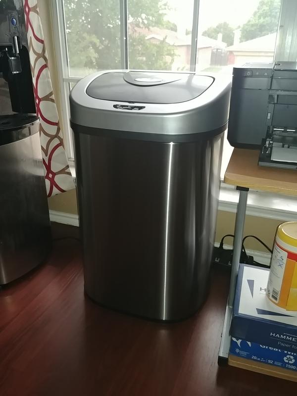 Nine Stars Sensor Trash Can, Stainless Steel (21.1 gal) - Sam's Club