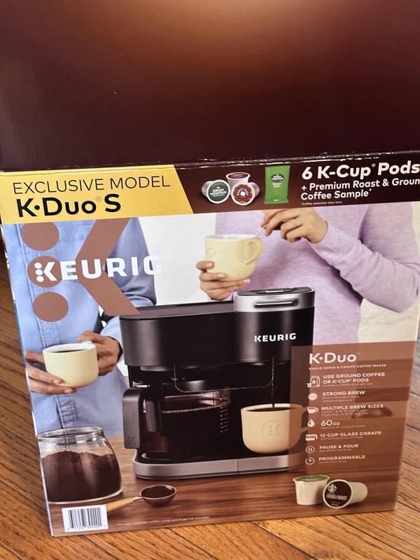 Keurig K-Duo Single Serve and Carafe Coffee Maker With Removable