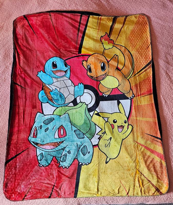 Vintage offers pokemon blanket