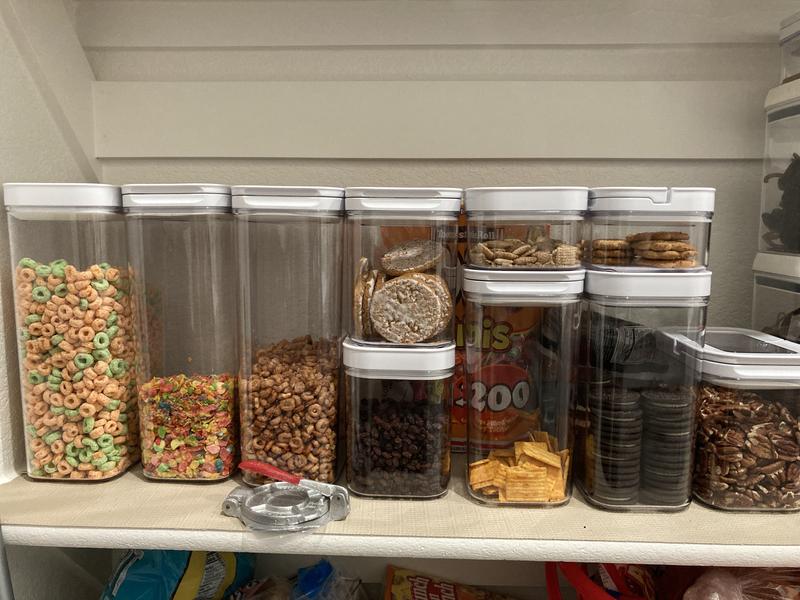 New Member's Mark 4 Piece Airtight Fliplock Storage Containers. Perfect  for kitchen or pantry storage. Easily stackable and airtight seal with an  oversized 15-cup capacity. - Rocky Mountain Estate Brokers Inc.