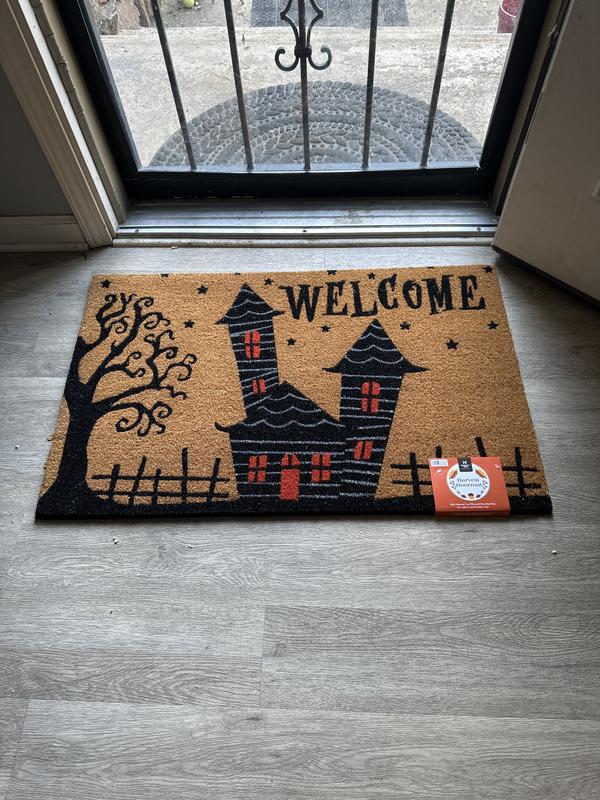 Halloween Door Mat - Extra Durable Door Mat - Dirt Trapping Halloween  Welcome