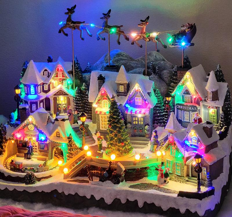 Member's Mark Holiday Animated Village with Lights & Music