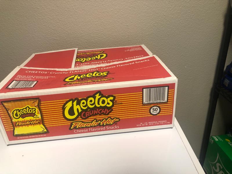 Cheetos Crunchy Flamin' Hot Cheese Snacks (17.37 oz.) - Sam's Club