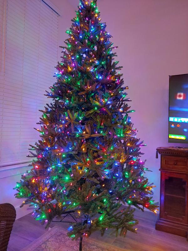 Member's Mark 9' 1,000 LED Pre-Lit Bristle Fir Christmas Tree - Sam's Club
