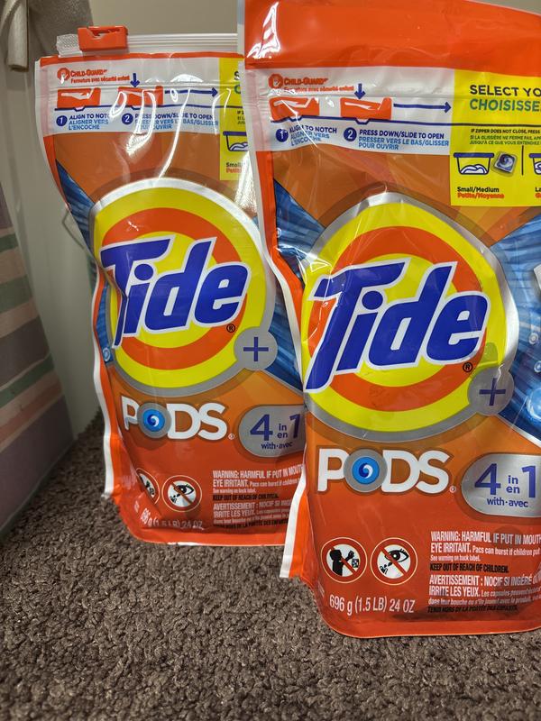 【新品未開封】 Tide+ PODS 104個　4 in 1 洗濯用洗剤 Tide PODS 4-in-1 Laundry Detergent Pacs 104 Count, Ultra Oxi
