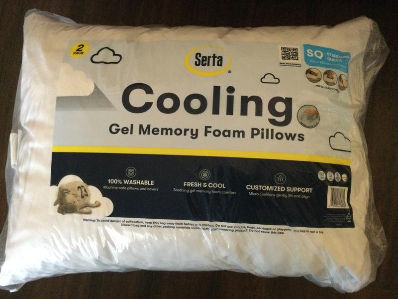 Serta Forever Cool Pillow with Cooling Gel Memory Foam - Sam's Club