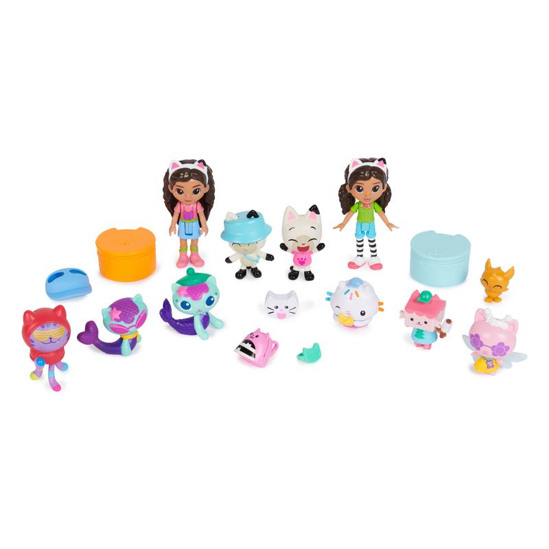 Gabby's Dollhouse, Deluxe Figure Gift Set avec 7 figurines jouets