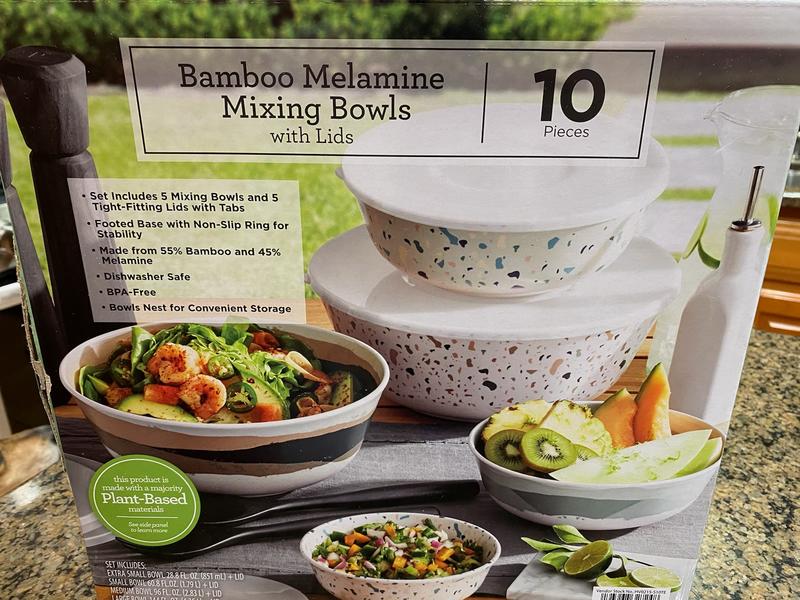 Member's Mark 10-Piece Bamboo Melamine Mixing Bowls with Lids Set (Assorted  Colors) - Sam's Club