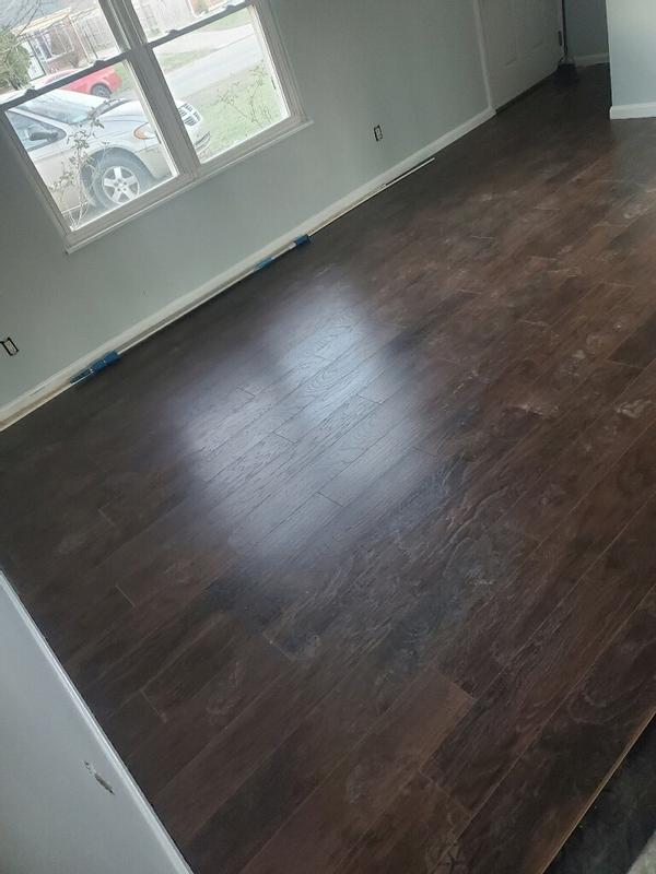 Select Surfaces Smoked Hickory SpillDefense Laminate Flooring