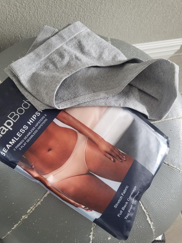 Women's Comfort Hipster Underwear - Auden Heather Gray Striped XL 1 ct