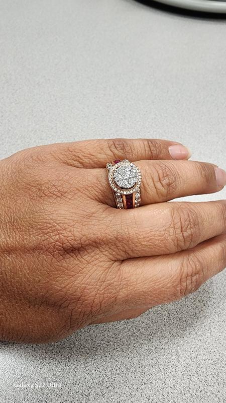 Sam's club rose gold engagement rings hot sale
