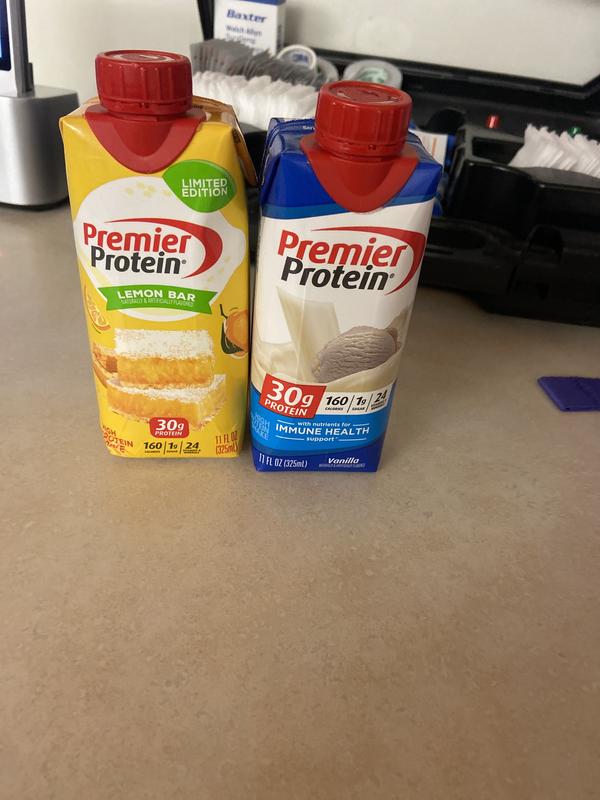 Premier Protein High Protein 30g Protein Shake, Lemon Bar