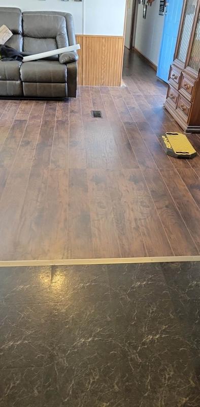 Select Surfaces Smoked Hickory SpillDefense Laminate Flooring