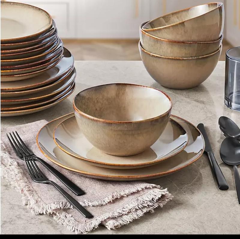 Sur La Table Bistro 24-Piece Dinnerware Set DO24Y900