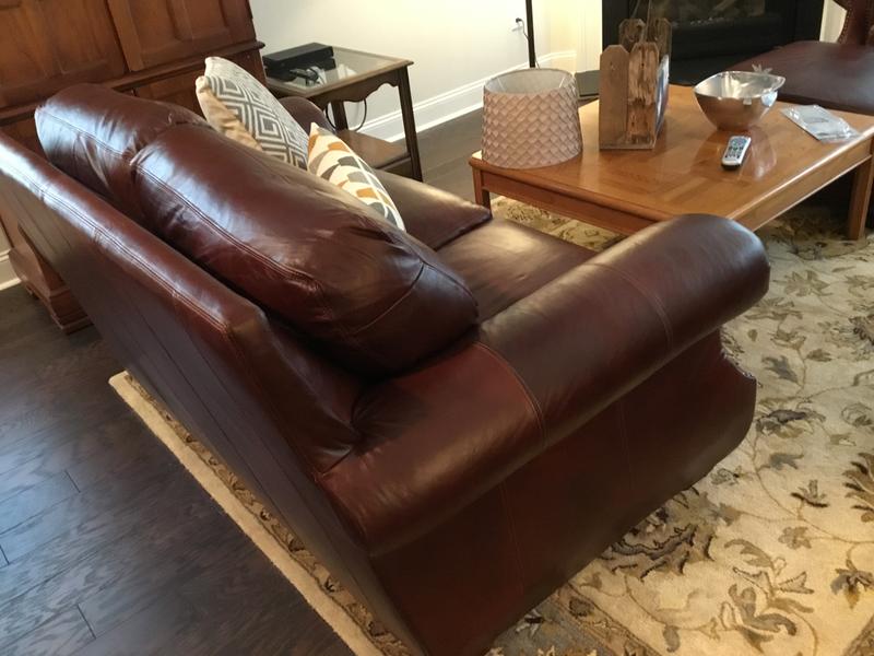 bristol top-grain vintage leather craftsman sofa