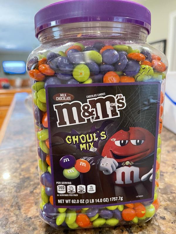  M&M's Limited Edition Milk Chocolate Candy featuring Purple  Candy, Party Size 38 oz Bulk Resealable Bag Pack of 2 : Books