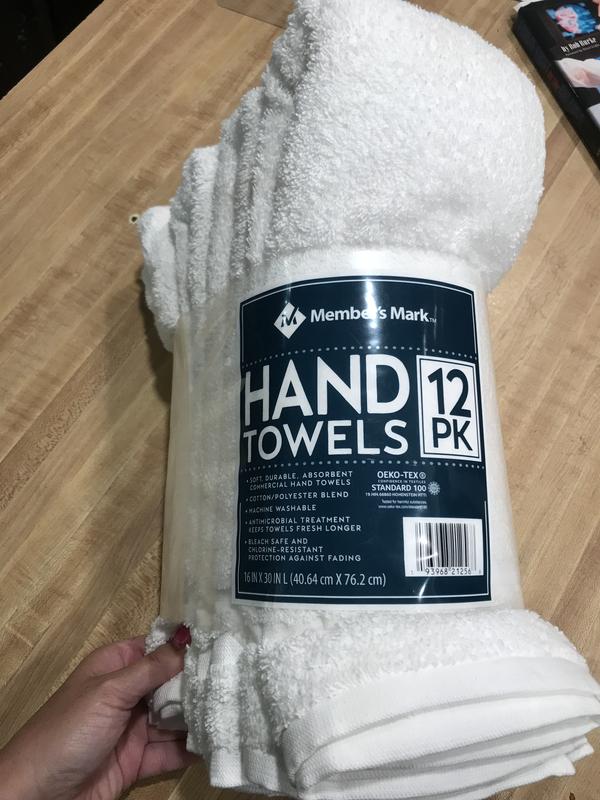 Grandeur Hospitality Towels, Hand Towel 12-pack NEW 100% Cotton