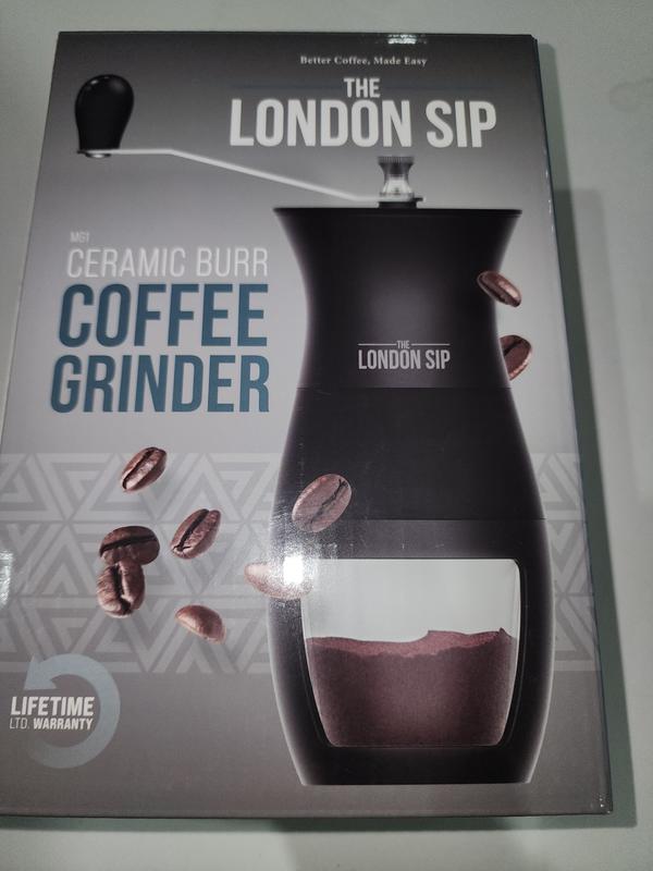 London Sip Black Manual Coffee Grinder