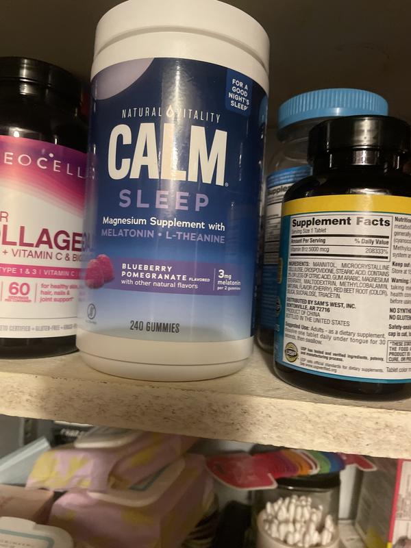 Natural Vitality Calm Sleep Gummies W