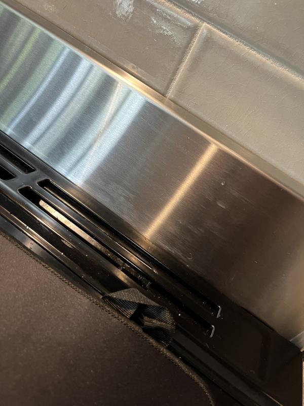 Samsung 30-in Gas and Electric Range Back Guard Kit (Stainless Steel ...