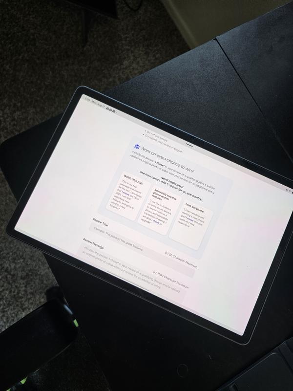 Review image send by user