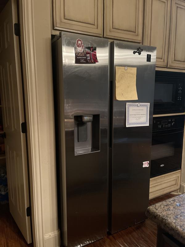 Samsung refrigerator 27.4 clearance side by side