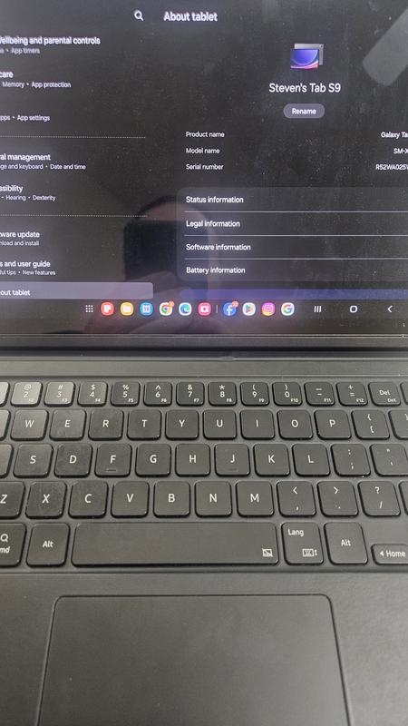 Galaxy Tab S9 Book Cover Keyboard Mobile Accessories - EF Galaxy Tab S9 Book Cover Keyboard Mobile Accessories - EF