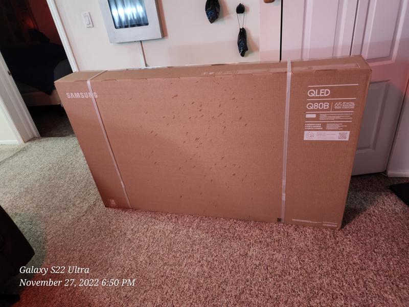 Just set her all up. She's a beauty. Even the TV itself has the best sound I ever heard from. TV speakers