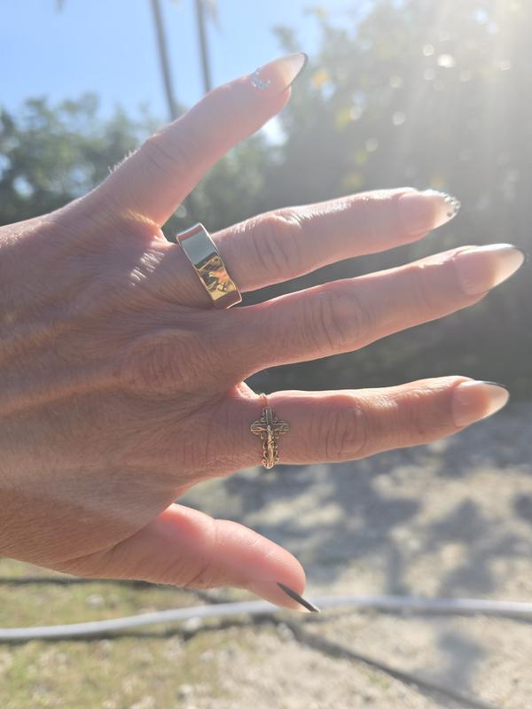 Galaxy Ring, Size 9, Titanium Gold | Samsung Business US