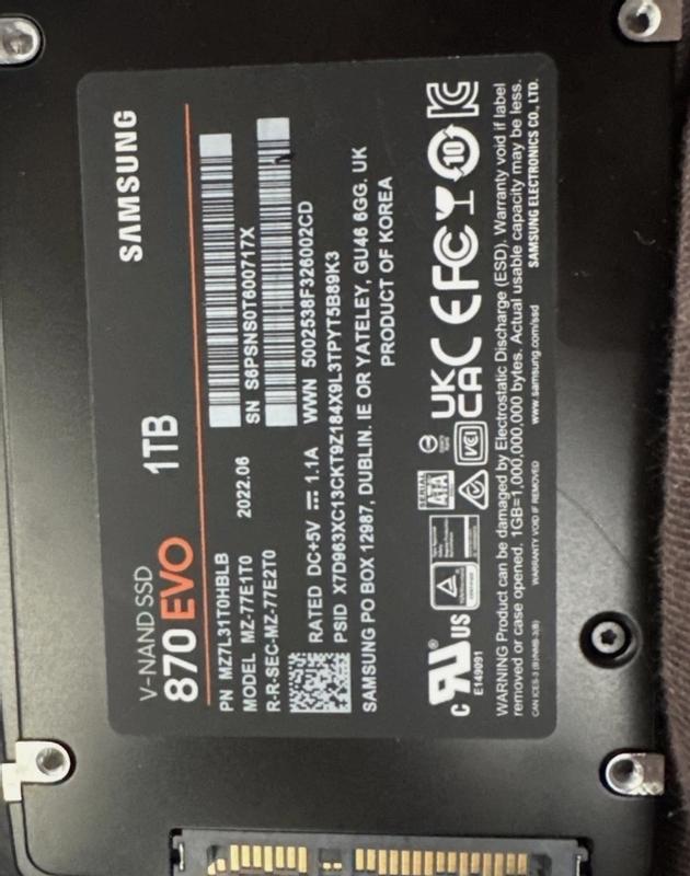 870 EVO SATA 2.5 inch 1TB SSD | Samsung US