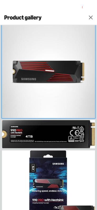 1TB SSD with Heatsink - 990 PRO NVMe™ | Samsung US