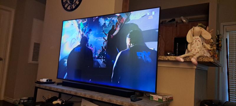 Black marks down the middle.