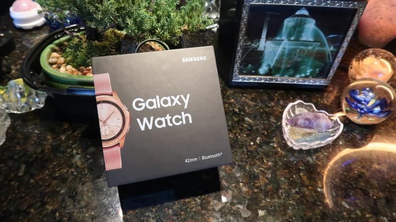 Galaxy watch 42mm on sale rose gold review