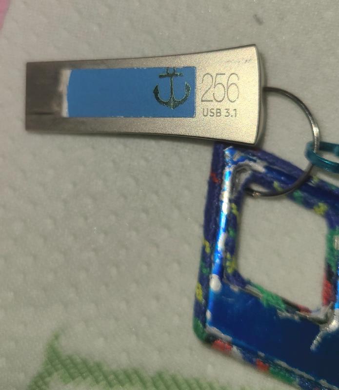 Flash drive on Keychain