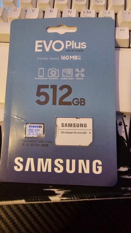 Cartão microSD 512GB EVO Plus interno | Samsung Brasil