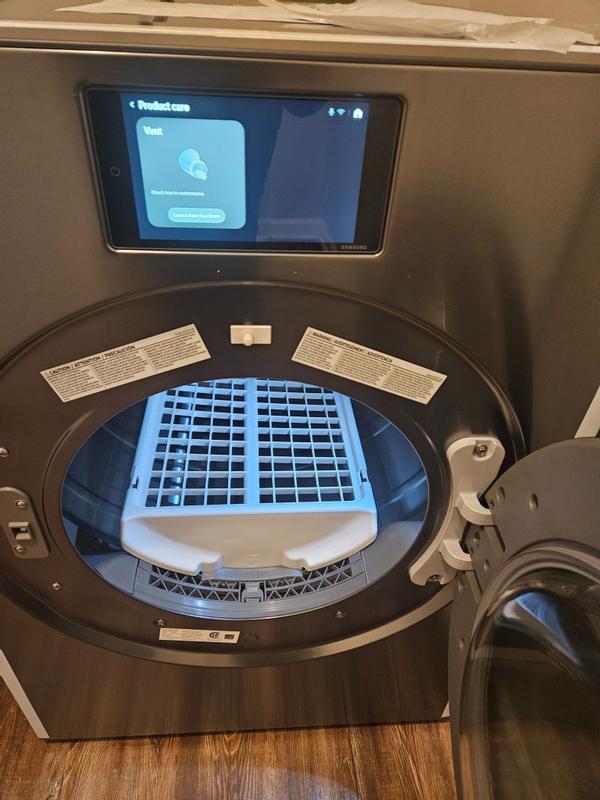 Bespoke AI Front Load Electric Dryer in Dark Steel