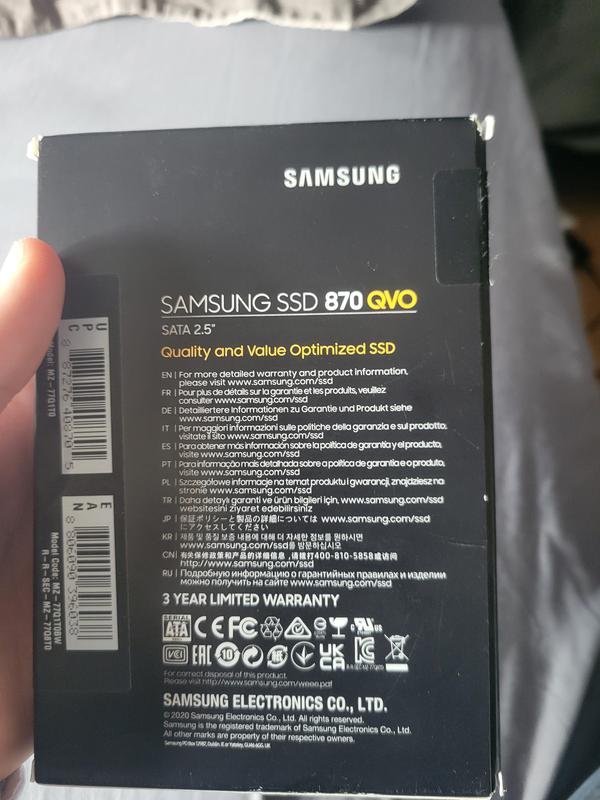 Amazon.com: Samsung 870 EVO 2TB, V-NAND, 2.5