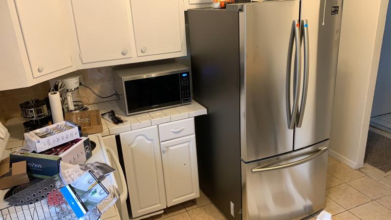 Samsung Microwave and Samsung Fridge