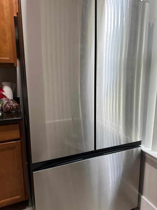 33 in. W 25 cu. ft. French Door Refrigerator in Stainless Steel