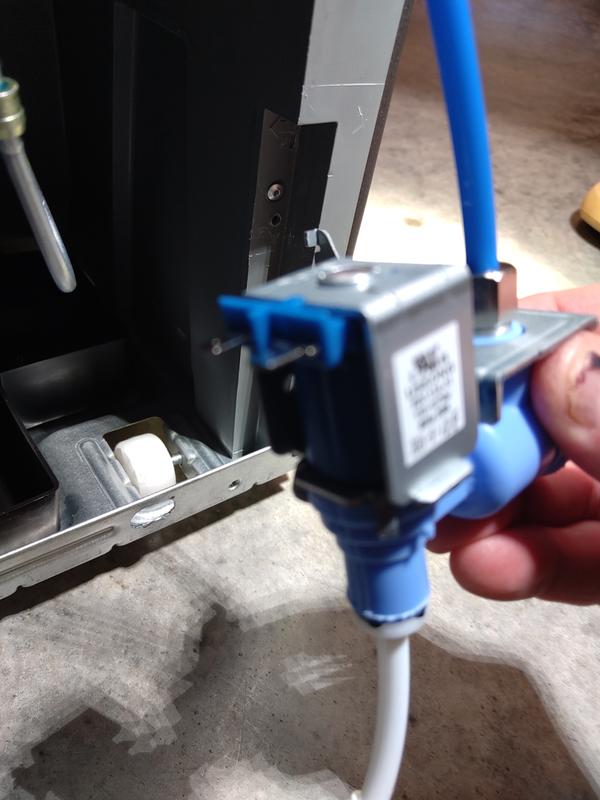 Connect and install the water line to your Samsung refrigerator