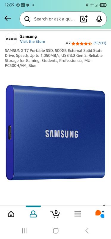 Samsung T7 Shield 1TB ネイビー　互換ケース付 $_57.JPG?set_id=8800005007