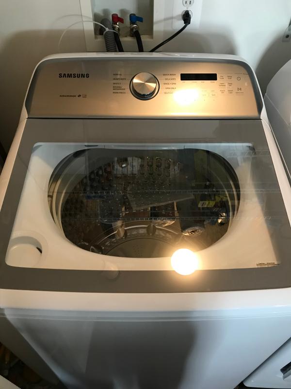 Samsung WA50R5200AW High Efficiency Top Load Washer