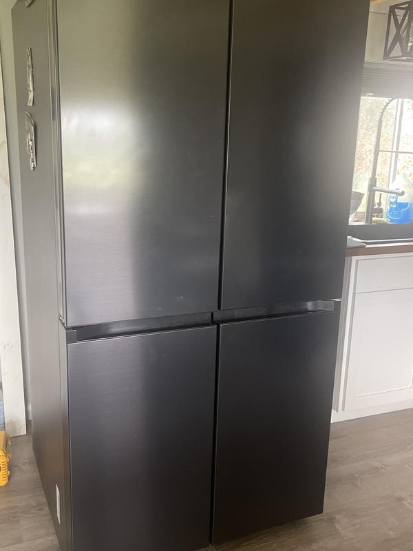 Bespoke 4-Door Flex™ Refrigerator (29 cu. ft.) in Grey Glass -  BNDL-1616699630054