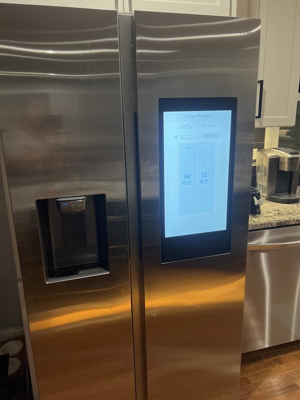 Side-by-Side Refrigerator with Family Hub (RS27T5561SR) | Samsung US