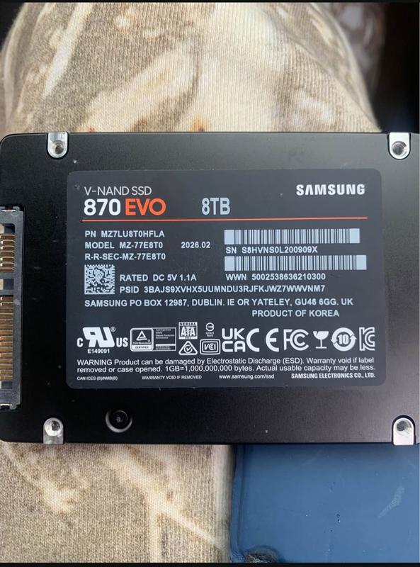 Samsung 870 EVO 500GB 2.5-in SATA III Internal SSD Single Unit