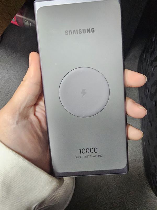 Samsung BATTERIE EXTERNE SANS FIL QC25W 10000MAH GRIS sur